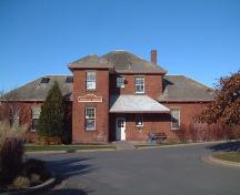 Front elevation, Railroad Station, Wolfville, 2005.; Heritage Division, NS Dept. of Tourism, Culture and Heritage, 2005