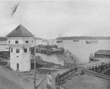 Exterior view of the Bastion , ca. 1900; Nanaimo Community Archives, Jack E. Work Fonds, Photo No. 1993 028 A-P43