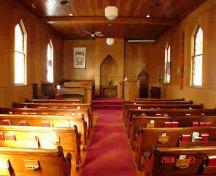 Interior view of St. Andrew's United Church; Township of Langley, 2006