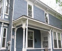 Archibald Beck House, porch detail, 2004; Heritage Division, N.S. Dept. of Tourism, Culture and Heritage, 2004