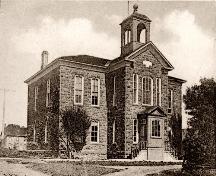 West facade of Victoria School c.1900s; 