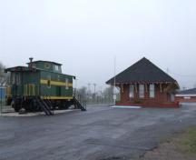 North elevation, CN Train Station, Sydney Mines, Nova Scotia, 2007.; Heritage Division, NS Dept. of Tourism, Culture and Heritage, 2007.