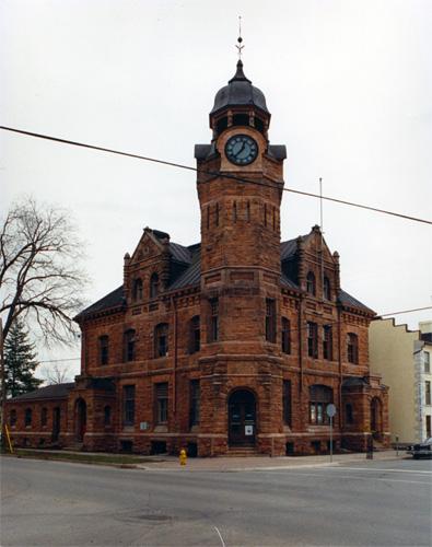 View of the building's northwest corner – c. 1985