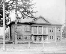 Fort Langley Community Hall circa 1931.; Township of Langley, Serial No.1175