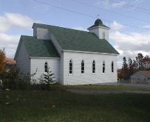 Side view of Saint Joseph's Roman Catholic Church, Marble Mountain, Nova Scotia, 2002.; Inverness County Heritage Advisory Committe, 2002