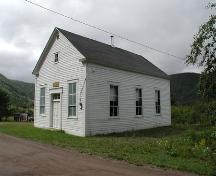 Front and side views, Big Intervale United Church, Kingross, Nova Scotia, 2002.; Inverness County Heritage Advisory Committe, 2002.