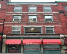 This photograph shows the Prince William Street façade, 2005.; City of Saint John