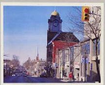Image showing prominence of the clock tower; City of Brampton Economic Dev. Dept.