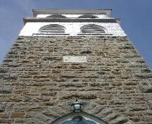 detailed view of Manotick United Church tower; RHI 2006