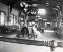 Interior view of the waiting room; Cobalt Mining Museum, Accession #C838-E