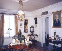 Interior view of the Louis Bertrand House, 1999.; Parks Canada Agency / Agence Parcs Canada