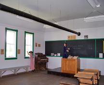 Interior view of Canal School, McCreary, 2006; Historic Resources Branch, Manitoba Culture, Heritage, Tourism and Sport, 2006