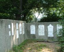 Monuments of the Upper Farm Cemetery; Haldimand County
