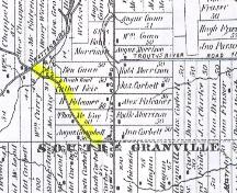 Highlighted section with heritage designation; Meacham&#039;s Illustrated Historical Atlas of PEI, 1880