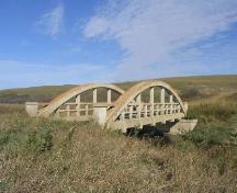 Eagle Creek Cement Bridge, facing north, 2005.; Government of Saskatchewan, Bisson, 2005