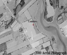 Aerial view shows trees have disappeared; Province of PEI, 2000