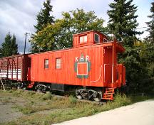 Exterior view of the Cattle Car and Caboose, 2007; City of Kamloops, 2007