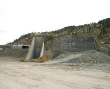 Exterior view of Naval Ammunition Depot bunker; City of Kamloops, 2007