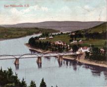 Looking east, historic image; Collection of Mr. Fred Phillips