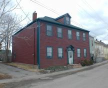 150 St. George Street, Annapolis Royal, north west elevation, 2005; Heritage Division, NS Dept. of Tourism, Culture and Heritage, 2005