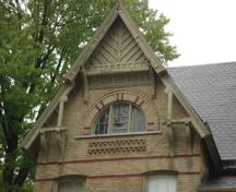Featured is one of the gothic-inspired gables.; Martina Braunstein, 2007.