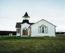 Front view, Jubilee United Church, Port Hood Island, Nova Scotia; Courtesy of Shirley Smith, 2004