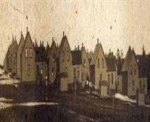View of the Company Houses on the Company Road, Port Hood, Nova Scotia; Courtesy of the Chestico Museum & Historical Society