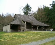 Exterior view of Stewart barn; Donald Luxton and Associates, 2004