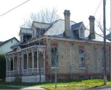 Of note are the brick detailing and symmetrical chimneys.; City of Brantford, n.d.