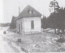 Image historique de l'ancienne centrale électrique prise vers 1929; Grand Manan Archives 