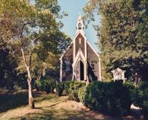Exterior view of the Church of St. John the Divine; BC Heritage Branch, 2000