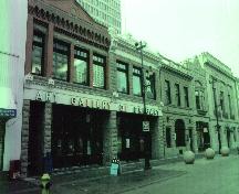 View of the Calgary Milling Company Building and adjacent Calgary Cattle Company/Pioneer Building from the northeast (January 2005); Alberta Culture and Community Spirit, Historic Resources Management Branch, 2005