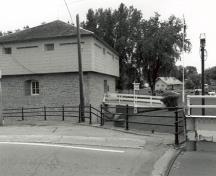 General view of the Merrickville Blockhouse, 1989.; Agence Parcs Canada/ Parks Canada Agency (ORO), Couture, 1989.