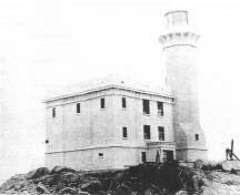 Image historique du phare de Triple Island, 1921.; Parks Canada Agency / Agence Parcs Canada, 1921.