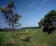 General view of the Port-la-Joye – Fort Amherst National Historic Site of Canada, 2003.; Parks Canada Agency / Agence Parcs Canada, 2003.
