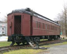 Exterior view of the 1921 Glen Railcar, 2004; City of Port Moody, 2004