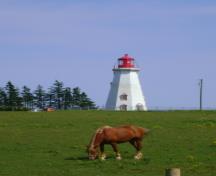 Panmure Head Lighthouse in the distance; Province of PEI, C. Stewart, 2012