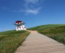 General view of Covehead Harbour Lighthouse, one of the most photographed lighthouses in Prince Edward Island; Parks Canada Agency | Agence Parcs Canada