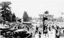 Historic view of Lewis Park; City of Courtenay, 1940