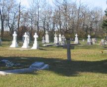 view of the cemetery, 2005.; Government of Saskatchewan, J. Kasperski, 2005.