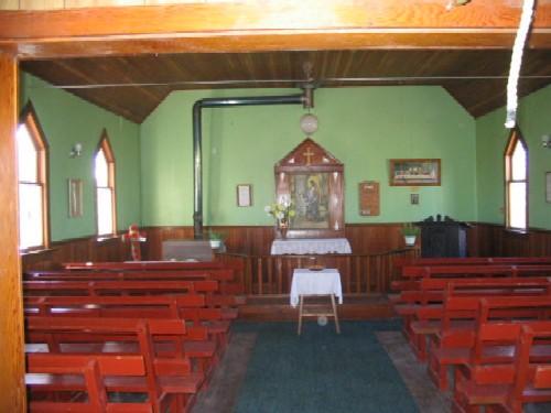 sanctuary and part of the nave.