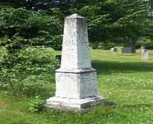 Captain Friar's tombstone; Town of Shediac