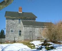 Rear elevation of the Ebenezer Corning, Jr. House, Yarmouth, NS, 2006.; Heritage Division, NS Dept. of Tourism, Culture & Heritage, 2006
