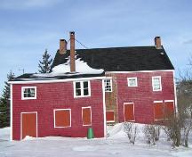 Ward House, Rear Elevation; Heritage Division, Nova Scotia Department of Tourism, Culture and Heritage, 2004