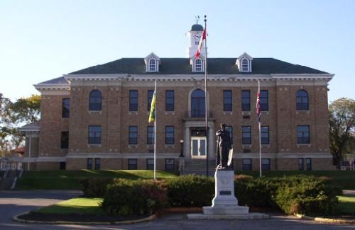North facade of Court House