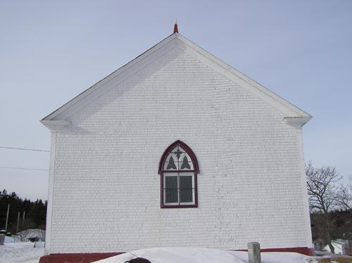 Sandy Cove United Baptist Church, Rear Elevation