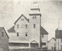 Historic photo view of front exterior of the Orange Hall, Bonavista, date unknown; HFNL 2006