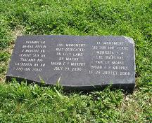 Monument commémoratif des familles irlandaises est situé sur un terrain donné par la Ville de Moncton.; Moncton Museum