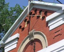 Colchester County Courthouse, front gable detail, 2004; Heritage Division, N.S. Dept. of Tourism, Culture and Heritage, 2004