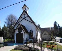 Exterior view of St. George's Anglican Church; Township of Langley, 2006
